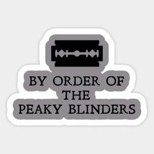 Peaky Blinders Sticker